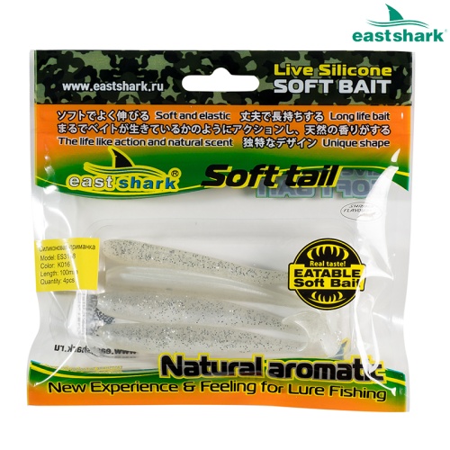 Силиконовая приманка ES3118 100 мм (4 шт/уп) color: K016