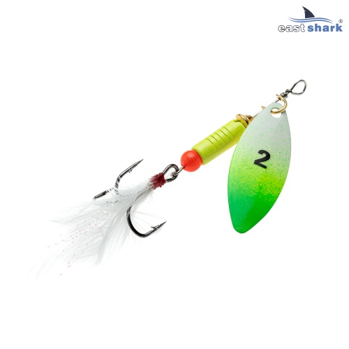 Блесна вращающаяся (уп./5шт.) EastShark Zander размер-2 (7 грамм) col.#550