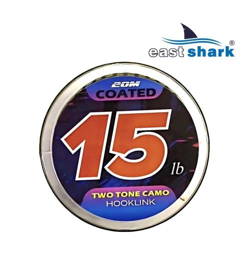 Поводковый материал карповый в оплетке 20 м 15 LBS светлый