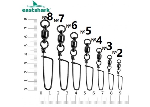 Вертлюг c подшипником + карабин №1
