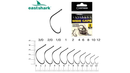 Крючки New Vasakura Wide Gape № 8