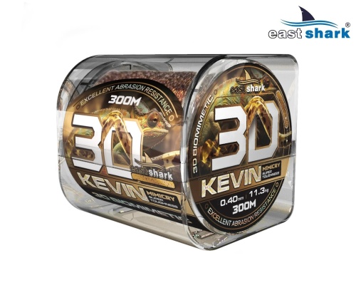 Леска EastShark KEVIN MIMICRY 3D 300м 0,25 мм