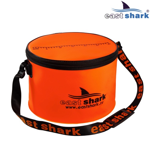 Ведро для замеса прикормки круглое оранжевое  D 40