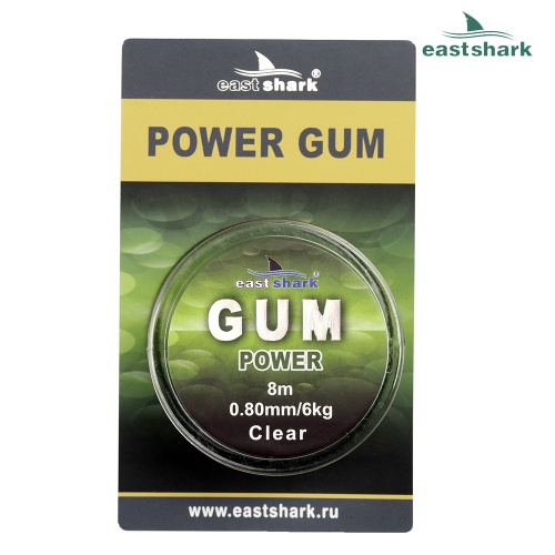 Фидергам POWER GUM clear 8 м 0.8 мм