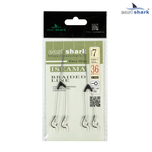 Двойной поводок готовый кр.№7 (уп./2шт)