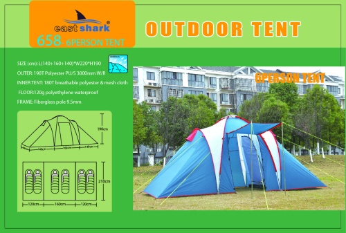 Палатка ES 658 - 6 person tent