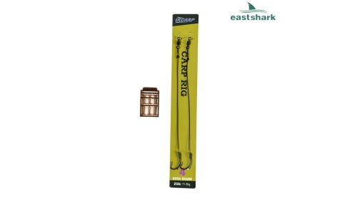 Поводок карповый 25 lb №4 (уп.2шт.)