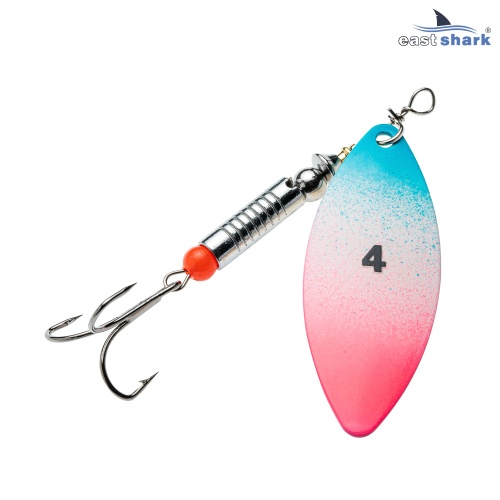 Блесна вращающаяся (уп./5шт.) EastShark Longer размер-4 (11.5 грамм) col.#649