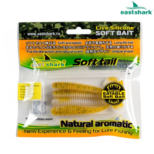 Силиконовая приманка ES31011 87,5 мм (4 шт/уп) color: K071