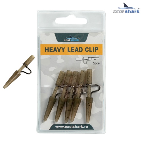 Безопасная клипса для груза ES-333 HEAVY LEAD CLIP (5шт.)