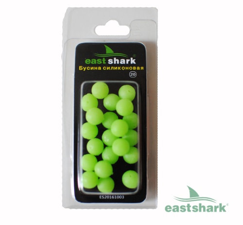 Силиконовая бусина фосфорная d12 ES20161203