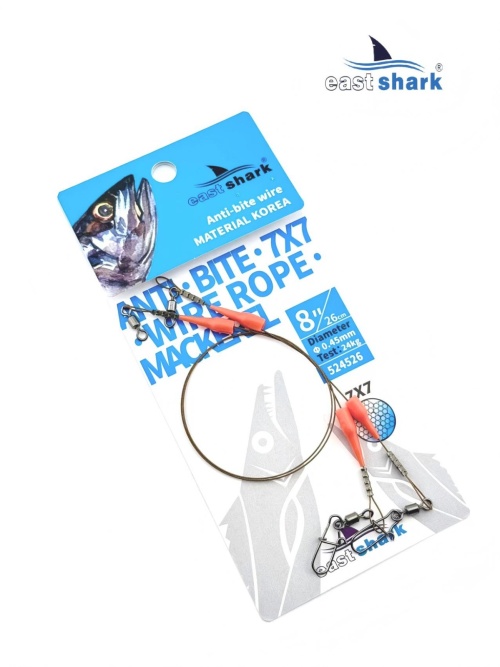 Поводок EastShark MDGS-титановый 0.39*20см