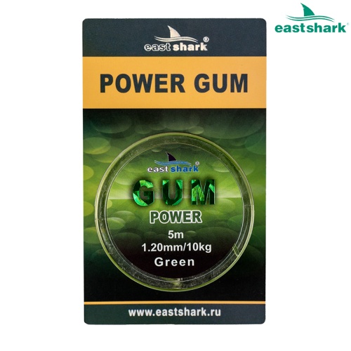 Фидергам POWER GUM green 5 м 1.2 мм