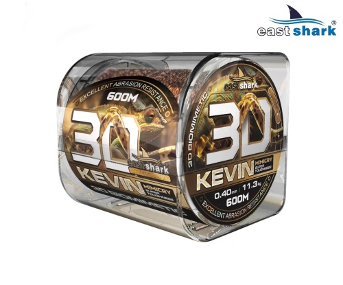 Леска EastShark KEVIN MIMICRY 3D 600м 0,25 мм