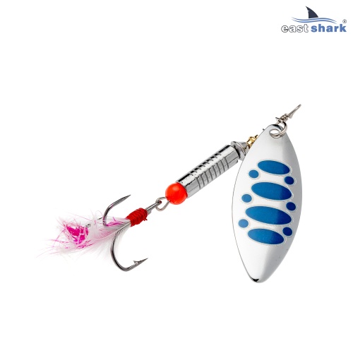 Блесна вращающаяся (уп./5шт.) EastShark Zander размер-2 col.#500