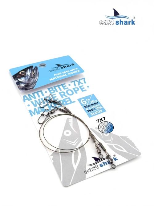 Поводок EastShark титановый 0.39*13см
