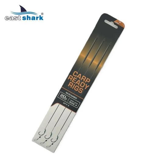 Поводки EastShark уп./3шт. TEFLON Crooked forearm №4